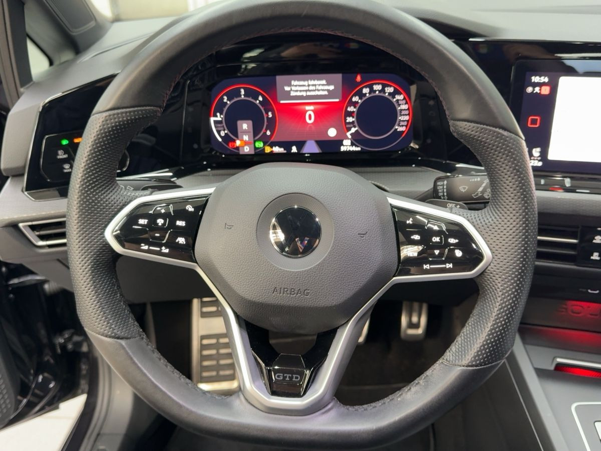 Golf VIII GTD 2.0 TDI DSG AHK ACC LED Navi Kamera Leder Lane-Ass Climatronic
