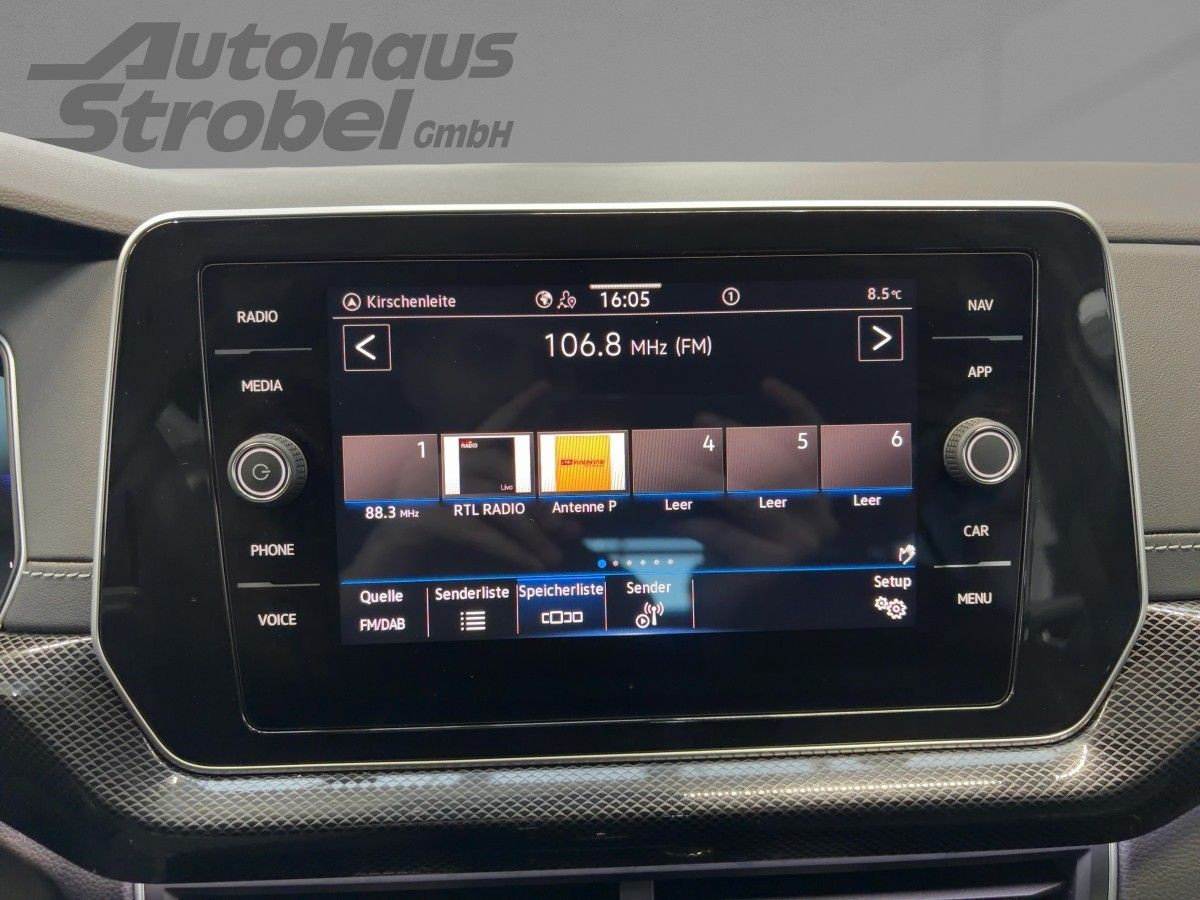 T-Cross 1.5 TSI DSG R-Line 3,99 % ACC Kamera LED-Matrix Bluet. Sitzh.