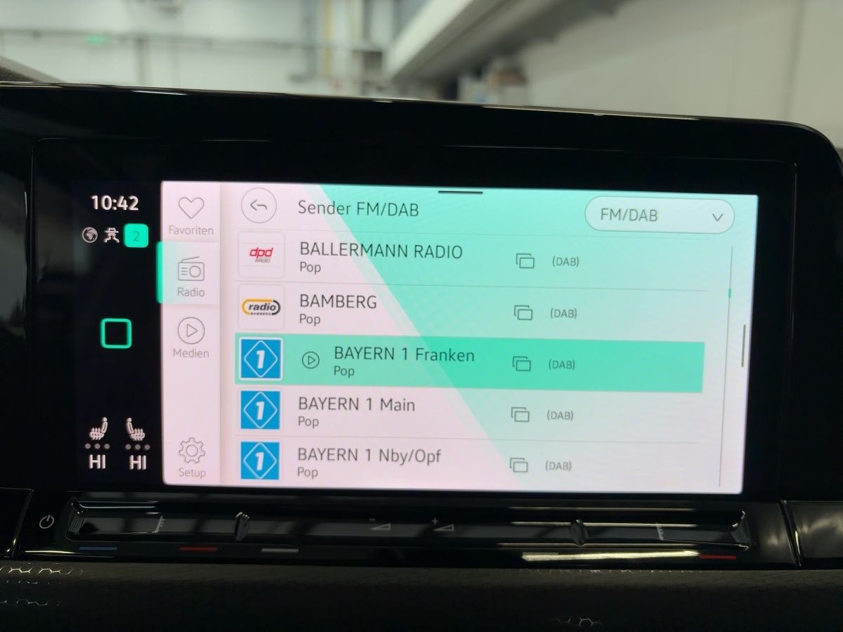 Golf VIII GTI 2.0 TSI Navi LED Plus Climatronic Einparkh. Lane Ass. Bluet.