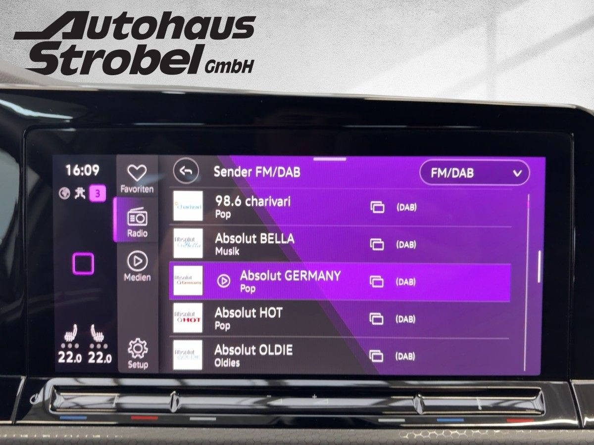 Golf VIII GTI 2.0 TSI DSG ACC LED Plus Climatronic Bluet. DAB+ Lane-Ass. Front-Ass.