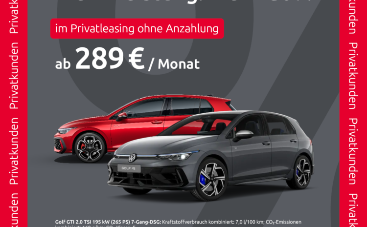  Golf GTI + R Leasing Privat